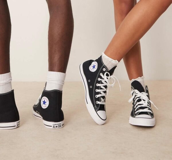 converse botas clasicas(blancos y negros)